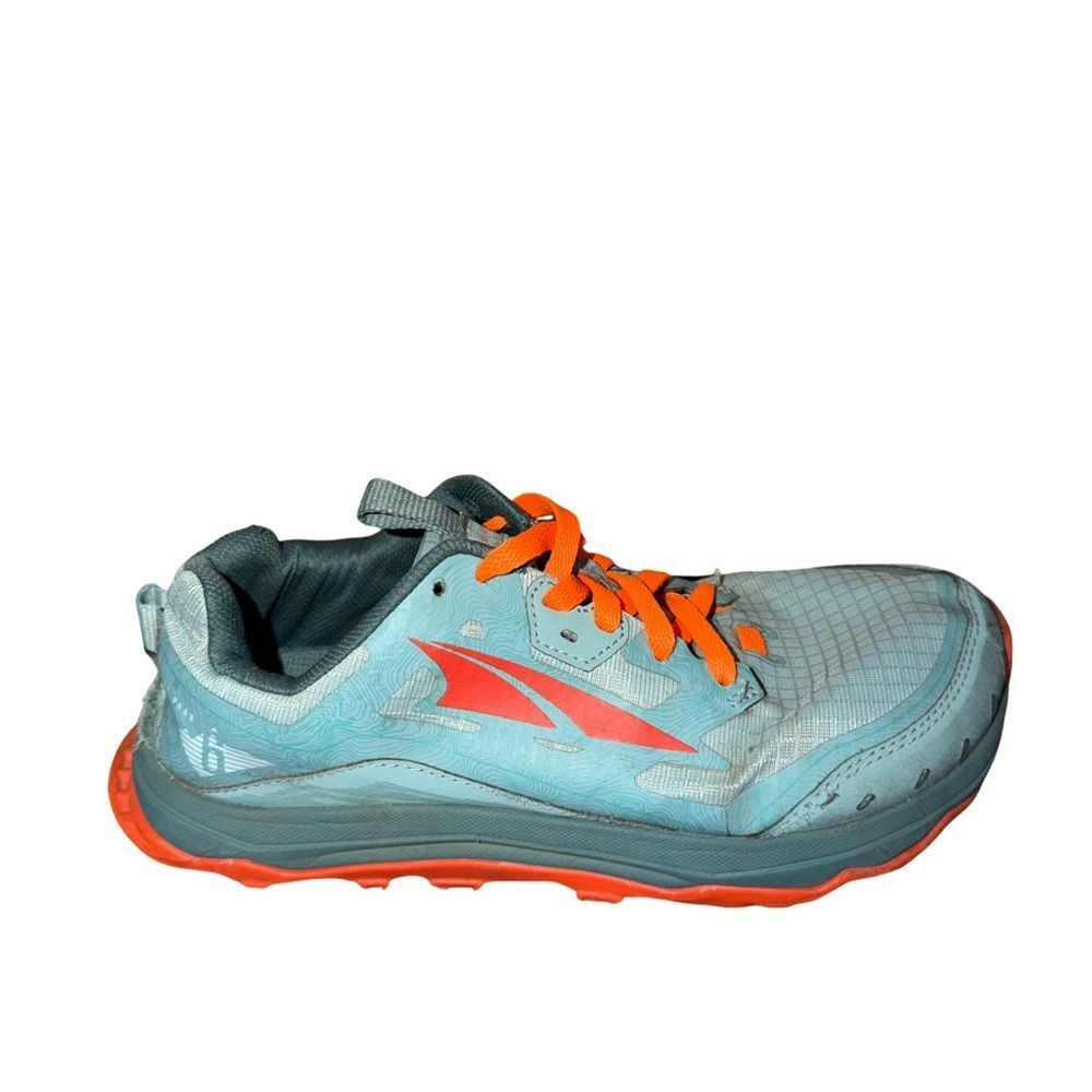 Altra Women's Light Blue and Orange Athletic Shoe